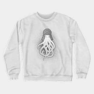 Coo-thulhu - BW Crewneck Sweatshirt